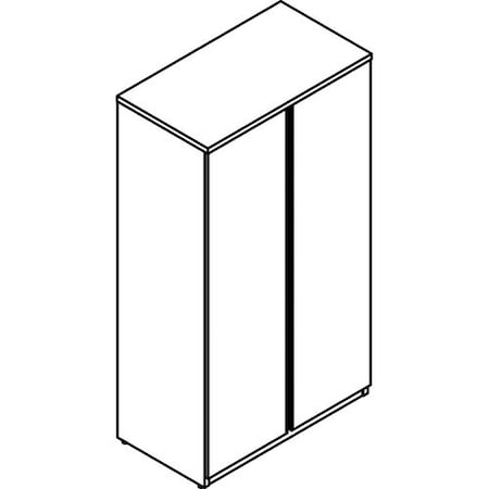 Groupe Lacasse Wardrobe Storage Unit, Alum Handle, 36inWx20inDx65inH, Niagara LAS4YN203665BA